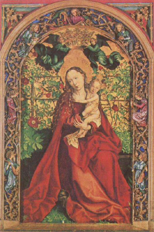 Martin Schongauer Madonna at the Rose Bush Spain oil painting art